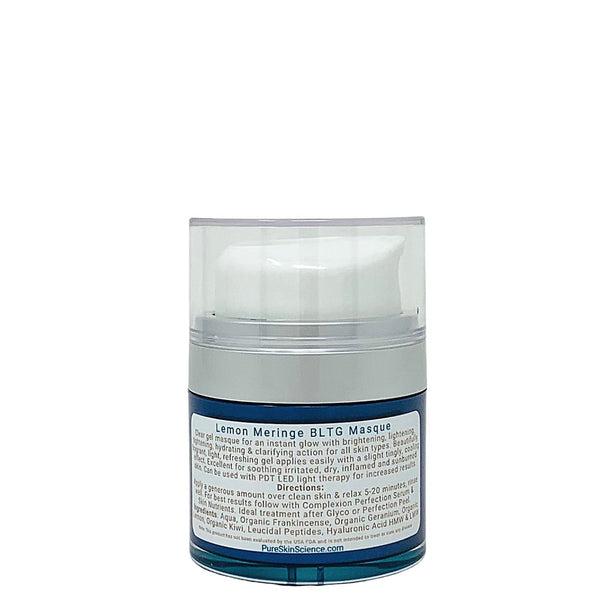Lemon Meringue BLTG Gel Mask with Natural Vitamin C from Kiwi, Hyaluronic Acid, Peptides