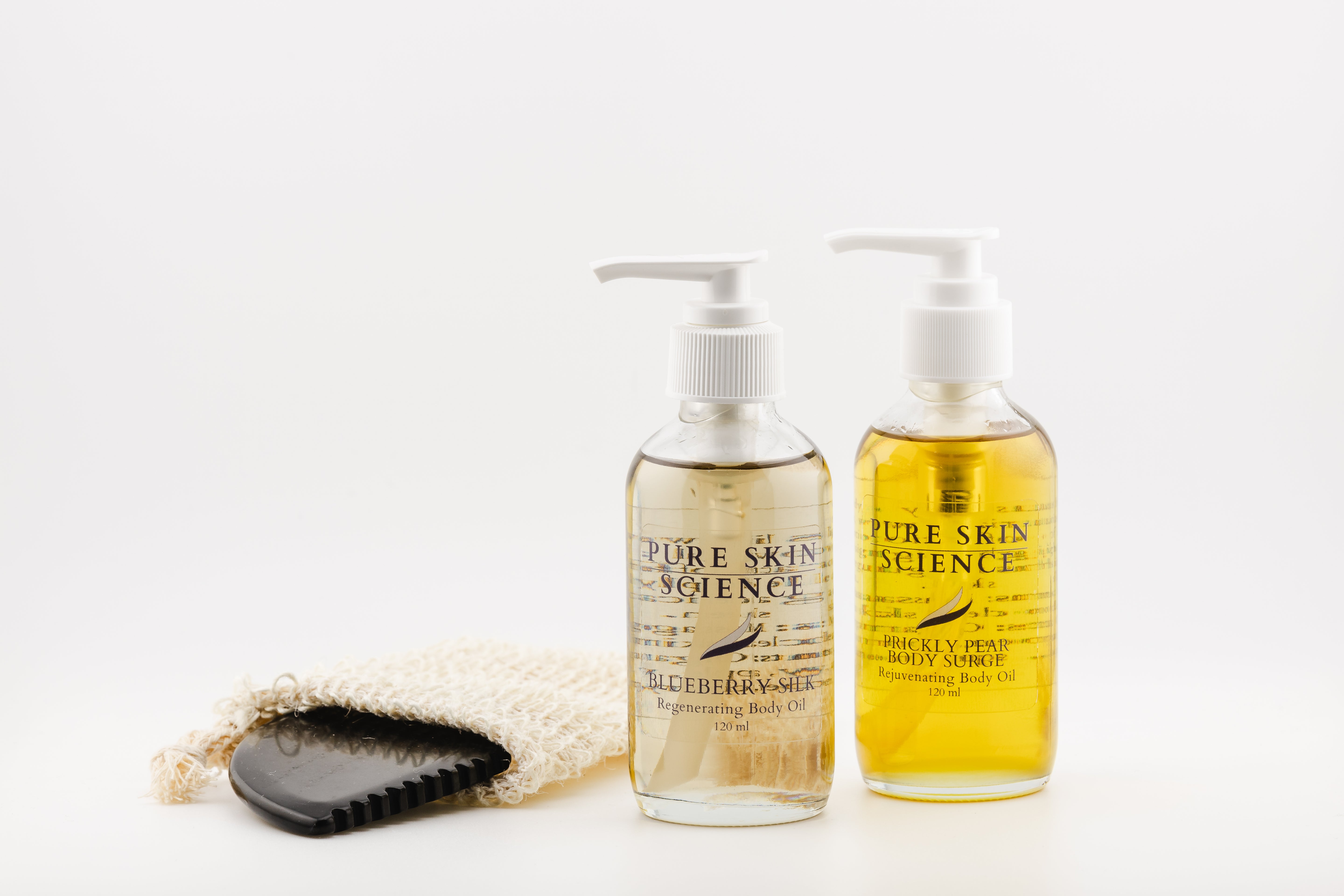 Luxurious Body Oil Duo Gua-Sha Stone Included