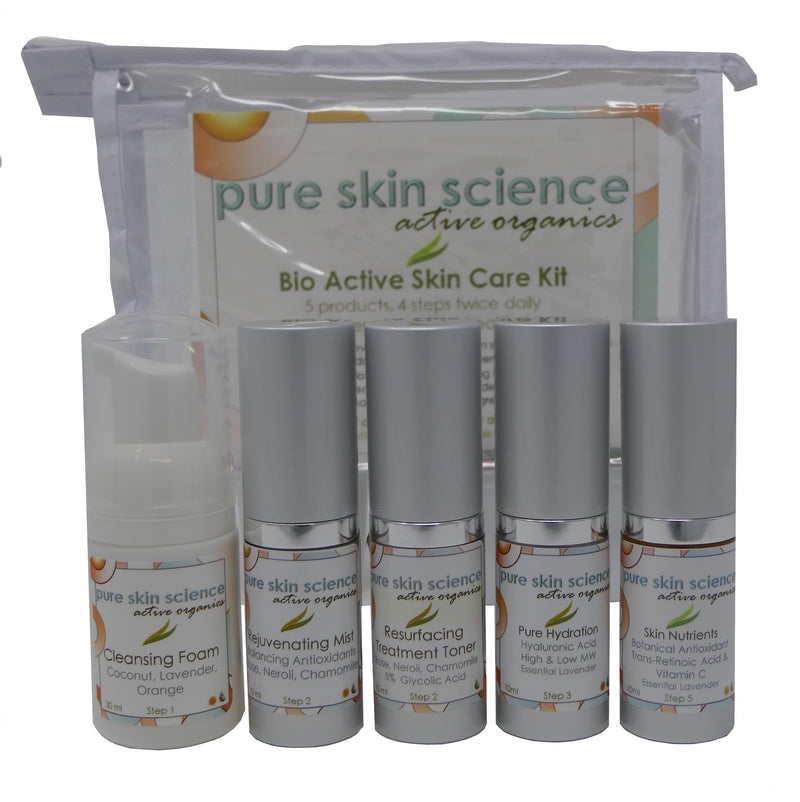 Bio Active Organic Skin Care Kit by Pure Skin Science